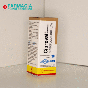 CIPROVAL 5ML (CIPROFLOXACINO 0,3%)